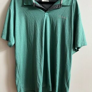 Columbia green polo xxl